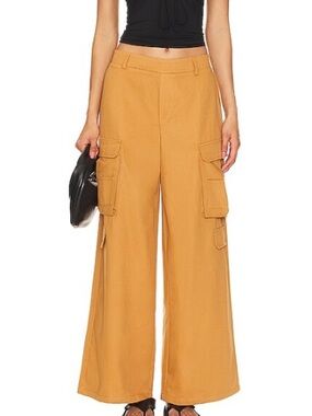 Superdown piper cargo pant khaki brown women’s small